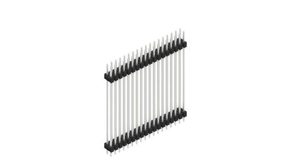 Fischer Elektronik Stiftleiste (Standard) Anzahl Reihen: 2 10057748 10St.