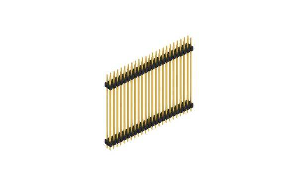 Fischer Elektronik Stiftleiste (Standard) Anzahl Reihen: 2 SL641548G 10St.