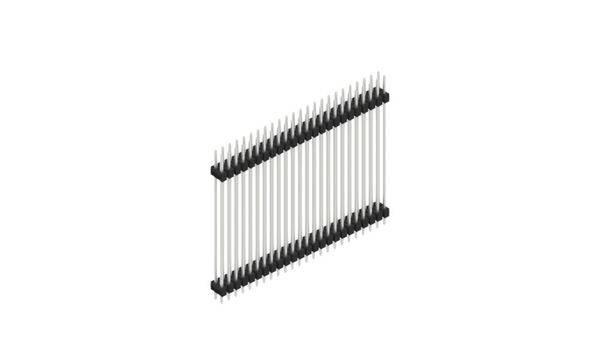 Fischer Elektronik Stiftleiste (Standard) Anzahl Reihen: 2 SL641548Z 10St.