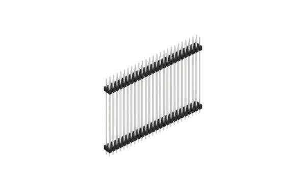 Fischer Elektronik Stiftleiste (Standard) Anzahl Reihen: 2 SL641552Z 10St.