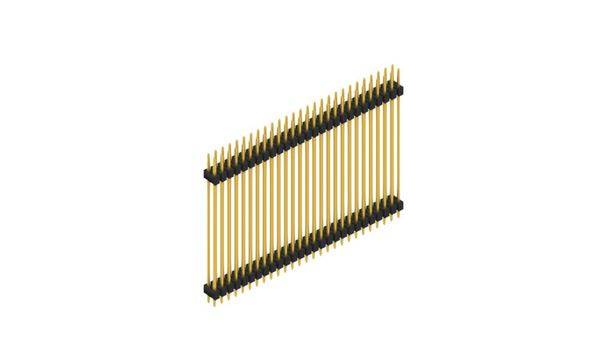 Fischer Elektronik Stiftleiste (Standard) Anzahl Reihen: 2 SL641554G 10St.