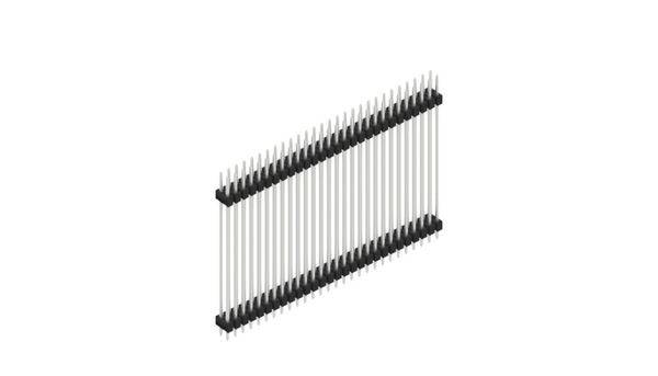 Fischer Elektronik Stiftleiste (Standard) Anzahl Reihen: 2 SL641556Z 10St.