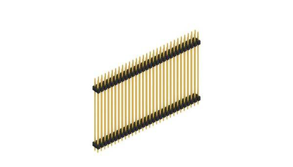 Fischer Elektronik Stiftleiste (Standard) Anzahl Reihen: 2 SL641560G 10St.