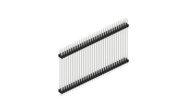 Fischer Elektronik Stiftleiste (Standard) Anzahl Reihen: 2 SL641562Z 10St.