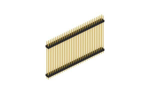 Fischer Elektronik Stiftleiste (Standard) Anzahl Reihen: 2 SL641564G 10St.