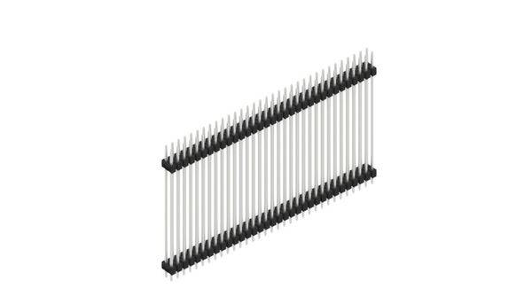 Fischer Elektronik Stiftleiste (Standard) Anzahl Reihen: 2 SL641566Z 10St.