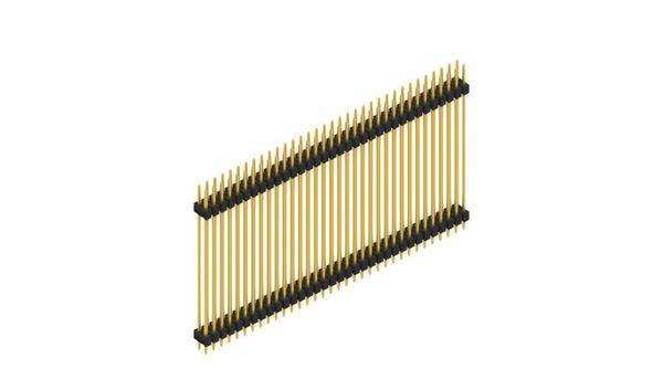 Fischer Elektronik Stiftleiste (Standard) Anzahl Reihen: 2 SL641568G 10St.