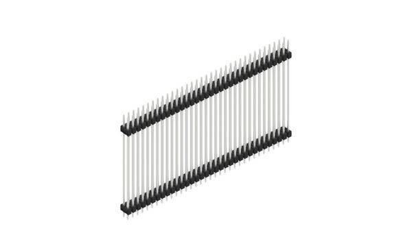Fischer Elektronik Stiftleiste (Standard) Anzahl Reihen: 2 SL641568Z 10St.