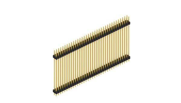 Fischer Elektronik Stiftleiste (Standard) Anzahl Reihen: 2 SL641570G 10St.