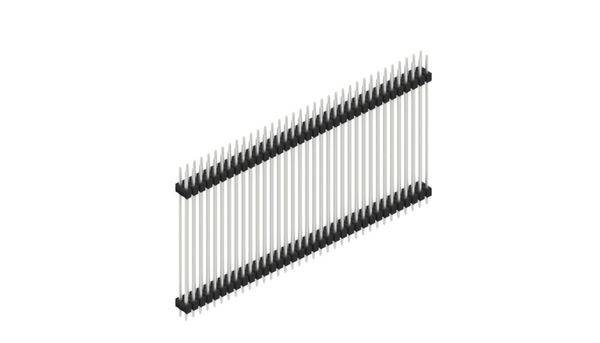 Fischer Elektronik Stiftleiste (Standard) Anzahl Reihen: 2 SL641570Z 10St.