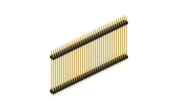 Fischer Elektronik Stiftleiste (Standard) Anzahl Reihen: 2 10057759 10St.