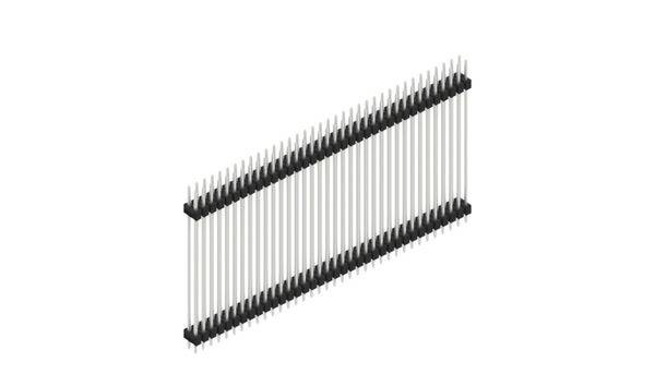 Fischer Elektronik Stiftleiste (Standard) Anzahl Reihen: 2 10057760 10St.