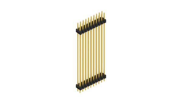 Fischer Elektronik Stiftleiste (Standard) Anzahl Reihen: 2 SL652520G 10St.