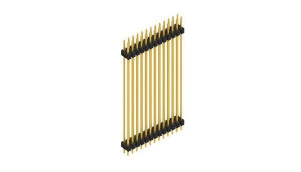 Fischer Elektronik Stiftleiste (Standard) Anzahl Reihen: 2 10057783 10St.