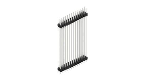 Fischer Elektronik Stiftleiste (Standard) Anzahl Reihen: 2 10057784 10St.