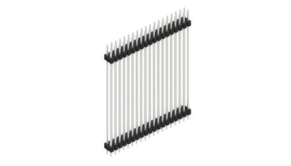 Fischer Elektronik Stiftleiste (Standard) Anzahl Reihen: 2 SL652538Z 10St.