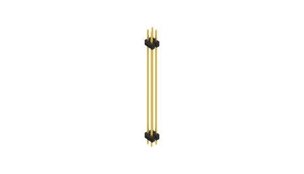 Fischer Elektronik Stiftleiste (Standard) Anzahl Reihen: 2 SL65254G 10St.