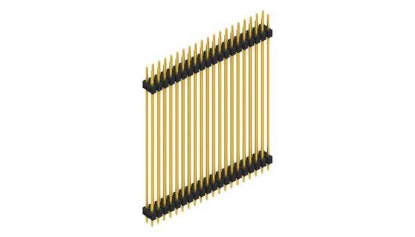 Fischer Elektronik Stiftleiste (Standard) Anzahl Reihen: 2 SL652540G 10St.