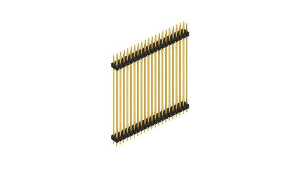 Fischer Elektronik Stiftleiste (Standard) Anzahl Reihen: 2 SL652542G 10St.