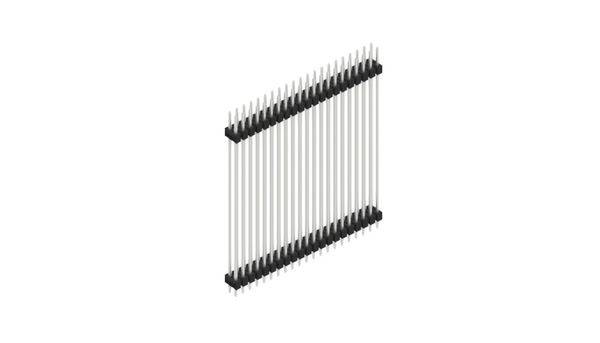 Fischer Elektronik Stiftleiste (Standard) Anzahl Reihen: 2 SL652542Z 10St.