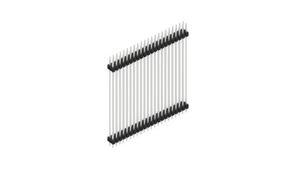 Fischer Elektronik Stiftleiste (Standard) Anzahl Reihen: 2 SL652544Z 10St.