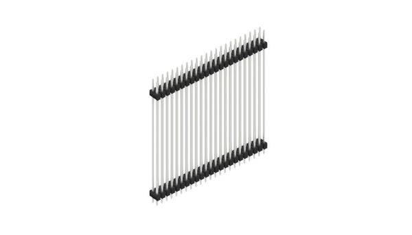 Fischer Elektronik Stiftleiste (Standard) Anzahl Reihen: 2 SL652546Z 10St.