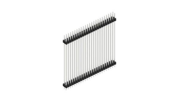 Fischer Elektronik Stiftleiste (Standard) Anzahl Reihen: 2 SL652548Z 10St.