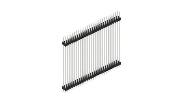 Fischer Elektronik Stiftleiste (Standard) Anzahl Reihen: 2 SL652552Z 10St.