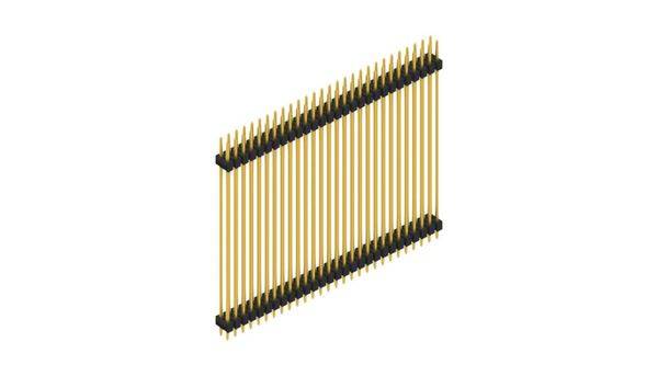 Fischer Elektronik Stiftleiste (Standard) Anzahl Reihen: 2 SL652556G 10St.