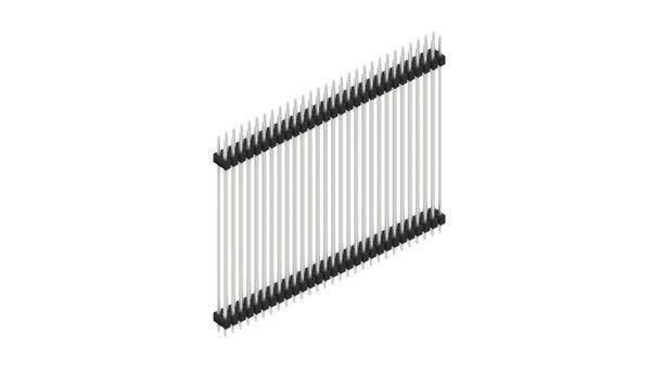 Fischer Elektronik Stiftleiste (Standard) Anzahl Reihen: 2 SL652558Z 10St.