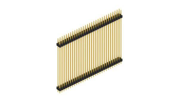 Fischer Elektronik Stiftleiste (Standard) Anzahl Reihen: 2 SL652560G 10St.