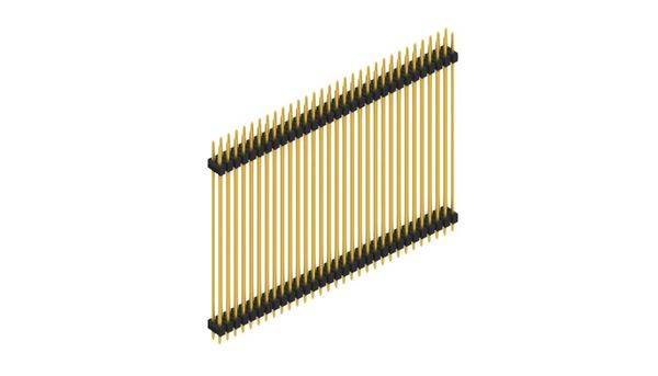 Fischer Elektronik Stiftleiste (Standard) Anzahl Reihen: 2 SL652562G 10St.