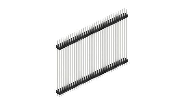 Fischer Elektronik Stiftleiste (Standard) Anzahl Reihen: 2 SL652564Z 10St.