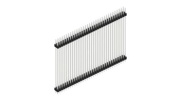 Fischer Elektronik Stiftleiste (Standard) Anzahl Reihen: 2 SL652566Z 10St.