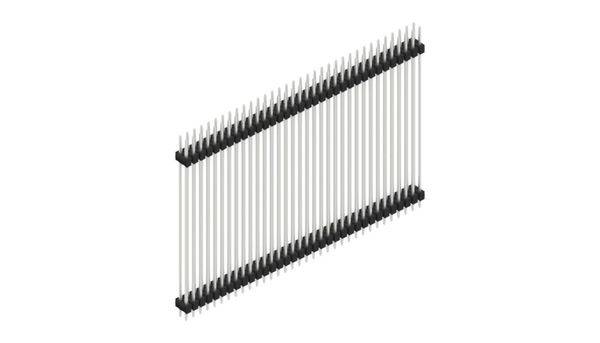 Fischer Elektronik Stiftleiste (Standard) Anzahl Reihen: 2 SL652568Z 10St.