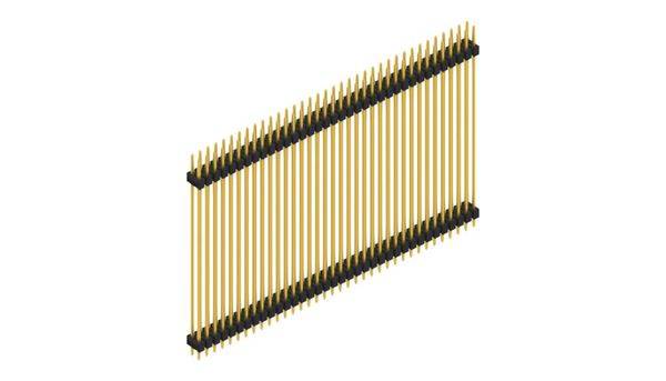 Fischer Elektronik Stiftleiste (Standard) Anzahl Reihen: 2 10057798 10St.