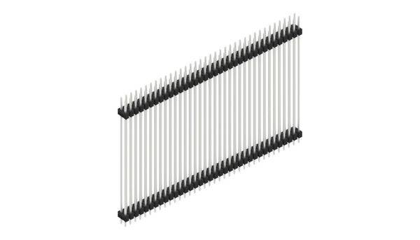 Fischer Elektronik Stiftleiste (Standard) Anzahl Reihen: 2 10057800 10St.