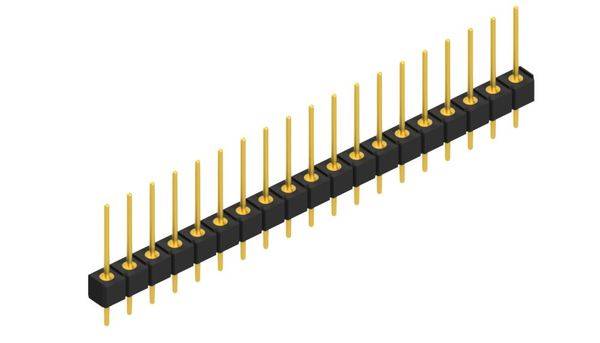 Fischer Elektronik Stiftleiste (Standard) Anzahl Reihen: 1 10140752 10St.