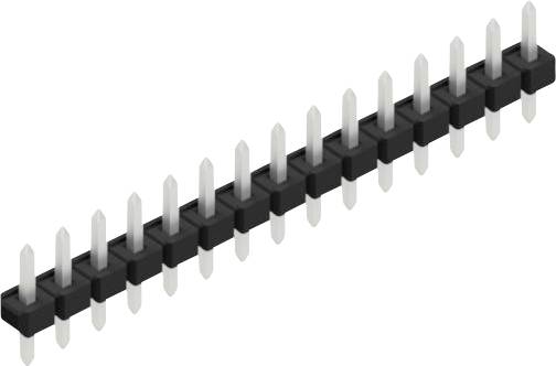 Fischer Elektronik Stiftleiste (Standard) Anzahl Reihen: 1 10058251 10St.