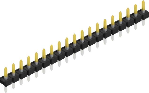 Fischer Elektronik Stiftleiste (Standard) Anzahl Reihen: 1 SLLP108219S 10St.