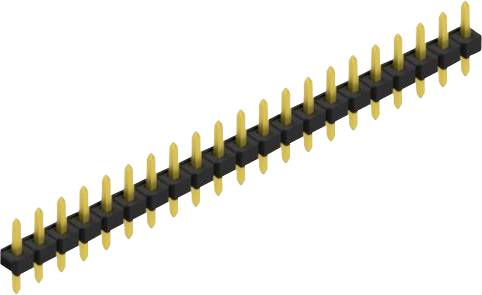 Fischer Elektronik Stiftleiste (Standard) Anzahl Reihen: 1 SLLP108221G 10St.