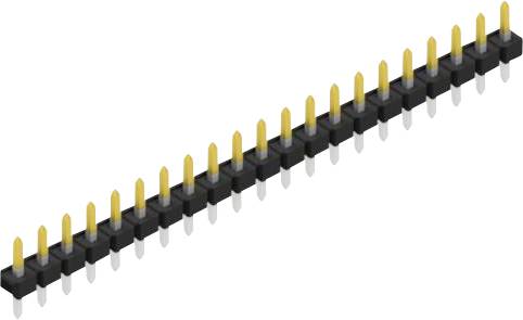 Fischer Elektronik Stiftleiste (Standard) Anzahl Reihen: 1 SLLP108221S 10St.