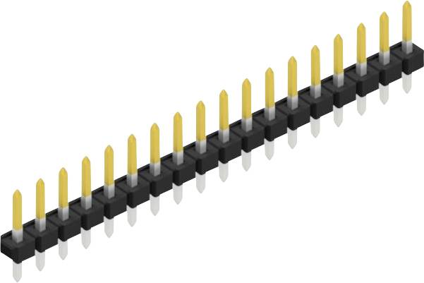 Fischer Elektronik Stiftleiste (Standard) Anzahl Reihen: 1 SLLP109718S 10St.