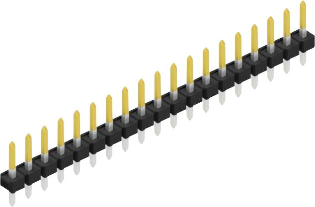 Fischer Elektronik Stiftleiste (Standard) Anzahl Reihen: 1 SLLP109719S 10St.