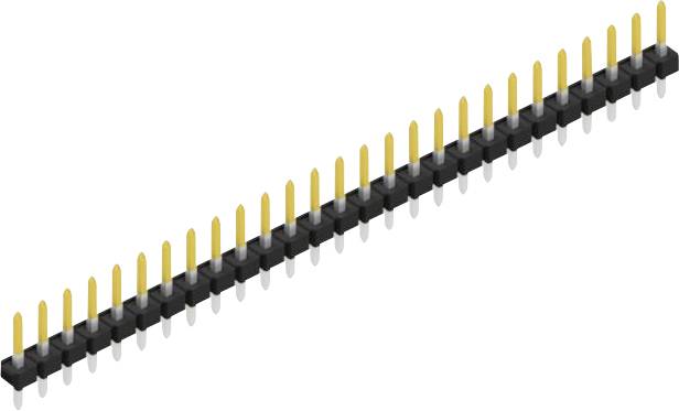 Fischer Elektronik Stiftleiste (Standard) Anzahl Reihen: 1 SLLP109727S 10St.