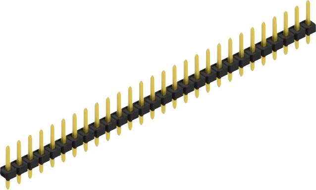Fischer Elektronik Stiftleiste (Standard) Anzahl Reihen: 1 SLLP109728G 10St.
