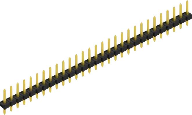Fischer Elektronik Stiftleiste (Standard) Anzahl Reihen: 1 SLLP109729G 10St.
