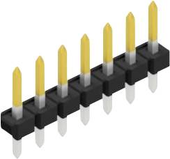 Fischer Elektronik Stiftleiste (Standard) Anzahl Reihen: 1 10137857 10St.