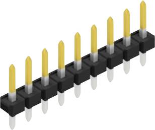 Fischer Elektronik Stiftleiste (Standard) Anzahl Reihen: 1 10058299 10St.