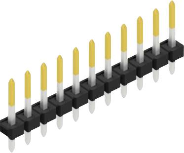 Fischer Elektronik Stiftleiste (Standard) Anzahl Reihen: 1 10129708 10St.